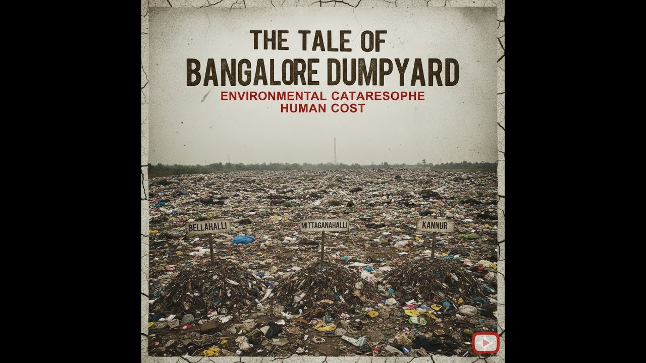 The Tale of Bangalore Dumpyard (Bellahalli, Mittaganahalli & Kannur) - Time lapse 2016 to 2025