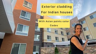 Exterior cladding ideas for Indian house exteriorcolourcombination exteriorpaintindia paintscolor