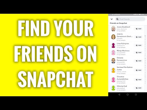 Video How To Find Your Friends On Snapchat In 2022 - youtube