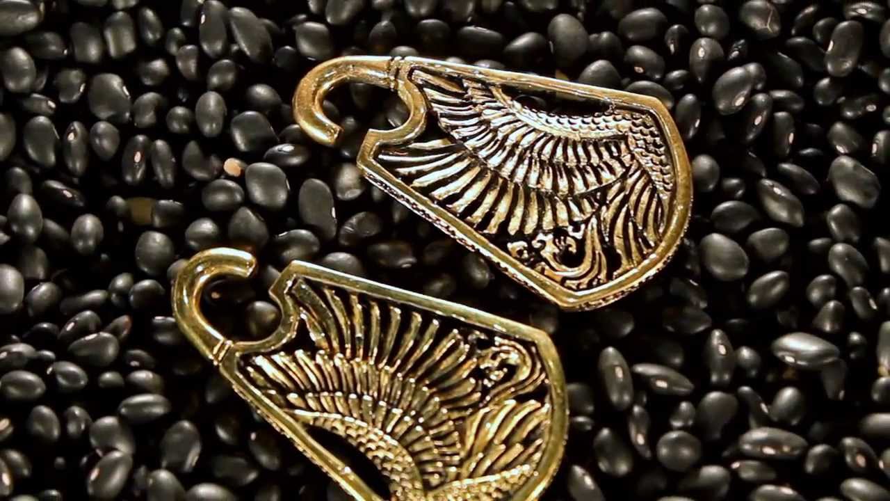 Escape Brass Ear Weights by Oracle Body Jewelry