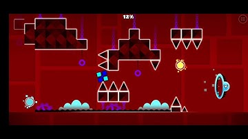 Geometry dash- Clutterfunk (insane) 100% complete + 3 coins- GGamerboy