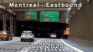 Montreal Eastbound Freeway Tour - Cornwall to St-Jean-sur-Richelieu - July, 2020