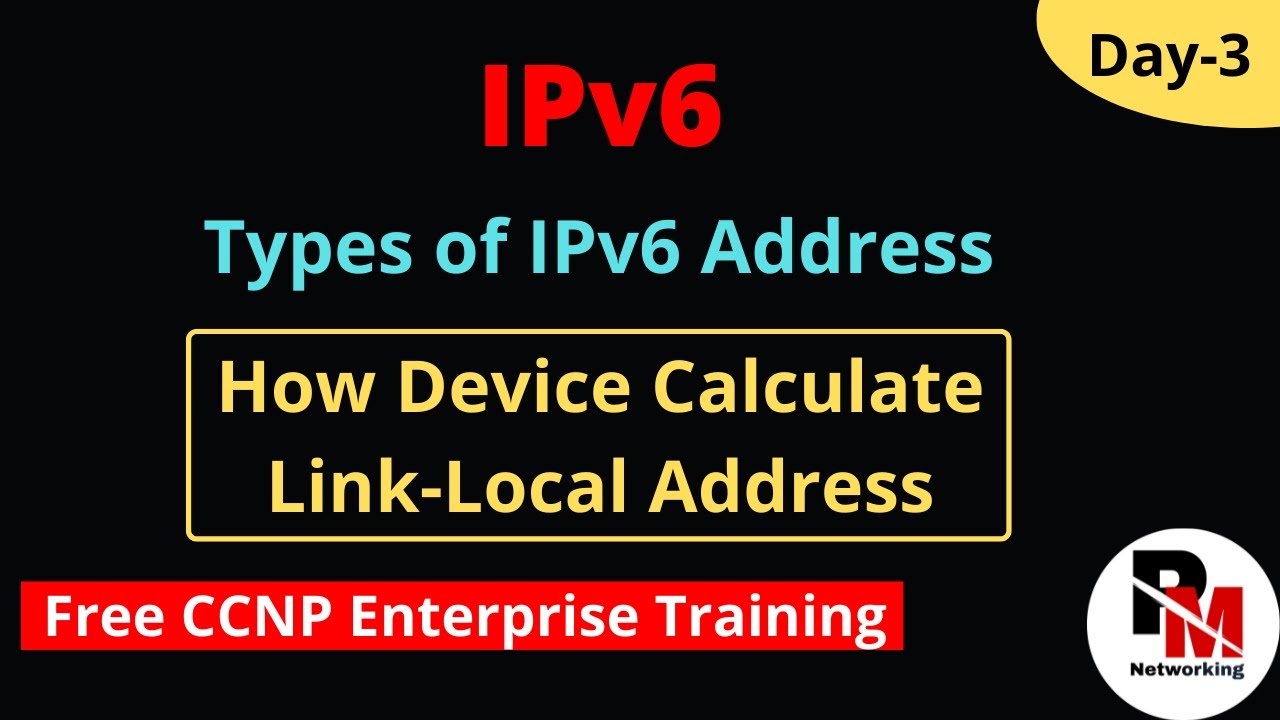 3. ipv6 addressing | ipv6 address types | ipv6 link local explained | ipv6 link local | #CCNP |