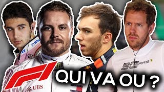 LES TRANSFERTS 2019 DE F1