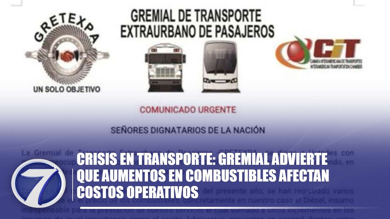 Crisis en transporte: Gremial advierte que aumentos en combustibles afectan costos operativos