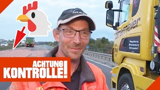 'Schlachtabfälle von der Autobahn kratzen!'  LKW verlor Ladung! | Kabel Eins | Achtung Kontrolle