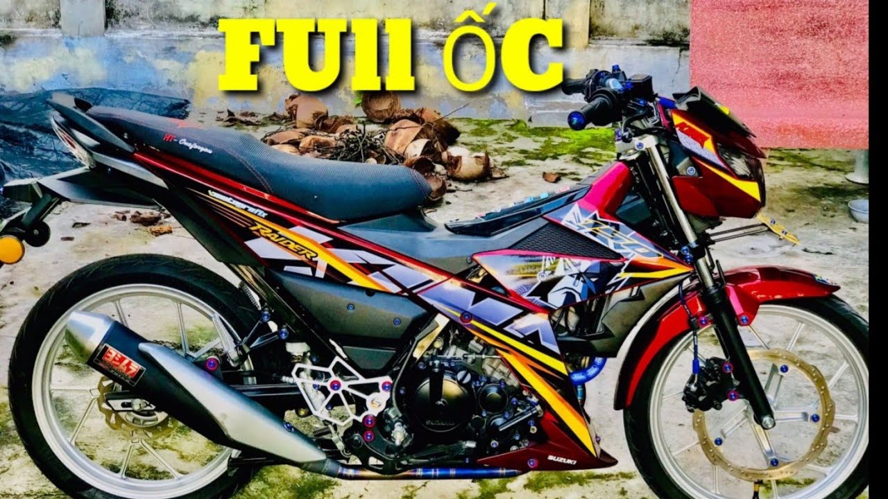 bảo ngáo đá giới thiệu Raider up Satria độ full ốc rg5 - YouTube