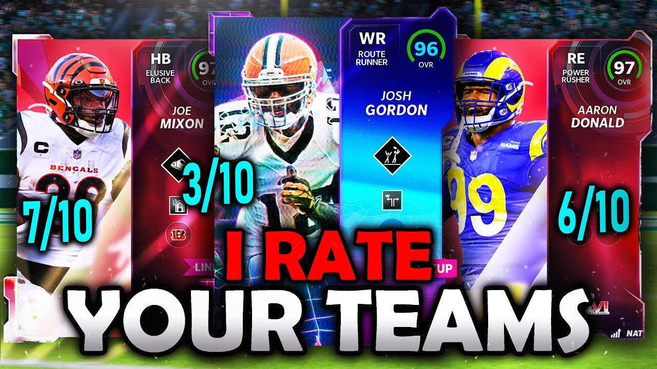 Я ОЦЕНИВАЮ ВАШИ КОМАНДЫ. ЭПИЗОД 27 — Madden 22 Ultimate Team