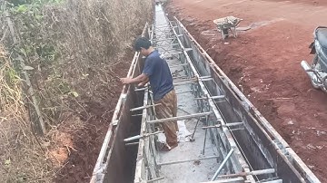 lắp cốt pha mương 80x80 nhanh gọn hiệu quả