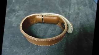 Шьём Браслет для флешки / Leather Bracelet USB Drive making.(Симпатичный браслет для флешки делаем своими руками за 1 час. Материал - шевро сорта 