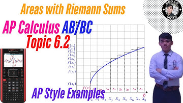 AP Calculus AB/BC | Topic 6.2 | Left, Right, Midpoint Riemann Sums and Trapezoidal Approximations
