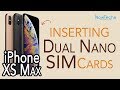 iPhone XS Max - How to insert and remove Dual SIMs | Howtechs