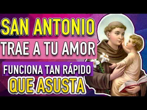 (FUERTE)  SAN ANTONIO TE TRAE A TU AMOR DE INMEDIATO🌟REGRESA CONTIGO EN UN MINUTO🙏AMARRE DE AMOR