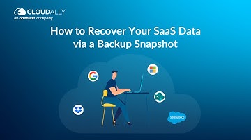 How to Recover Your SaaS Data via a Backup Snapshot