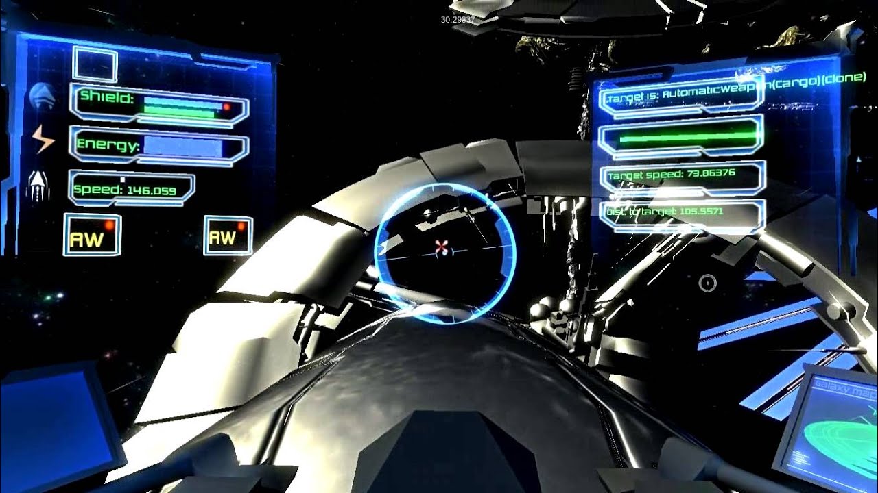 Mysterious space. 3D Game. Unity 3d