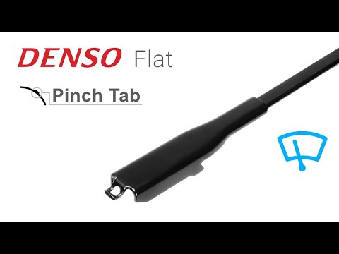 Установка дворников Denso Flat - Pinch Tab