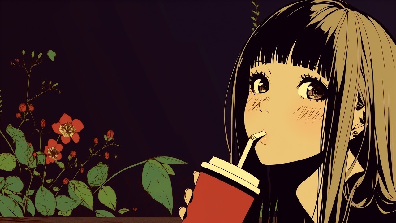 midnight stroll 🌺 3 hour lofi mix to study / relax / focus 🎵