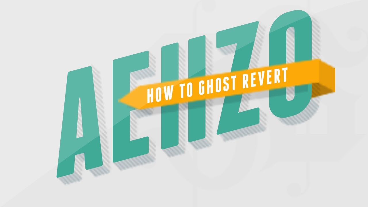 EA Skate 3 - How To Ghost Revert