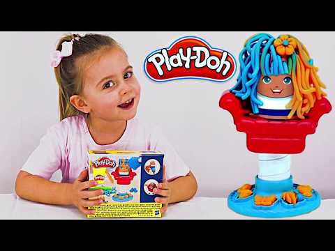 Play doh kuaför seti incelemesi / Play doh Le coiffeur / Play doh La barberia