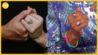 This dinner ring is modeled after Taylor Swift's engagement ring