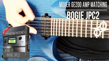 Mesa Boogie JP2C Amp Matching Pack for Mooer GE200 | Metal Demo (Bogie JPC2)