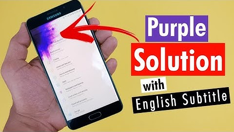 AMOLED Display Purple Spot Problem | REASON and SOLUTION | AMOLED Display Pink Shade Problem