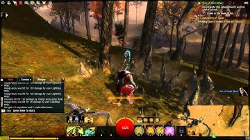 Guild Wars 2 Elementalist dagger and focus gameplay