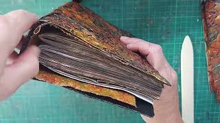 Hidden spine junk journal tutorial.