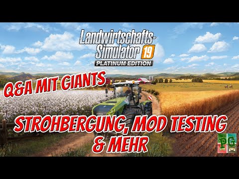 STROHBERGUNG, MOD-TESTING & MEHR - Q&A GIANTS│PC/KONSOLE│LS19 - FS19│Landwirtschafts Simulator 19