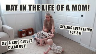 DAY IN THE LIFE OF A MOM OF 2 / Kids Closet Clean Out, Costco Haul + A Busy Day!
