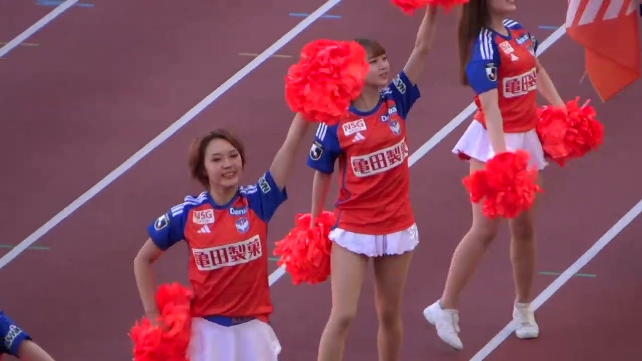 2024/10/05 ハーフタイム中のアルビレックスチアリーダーズ - YouTube
