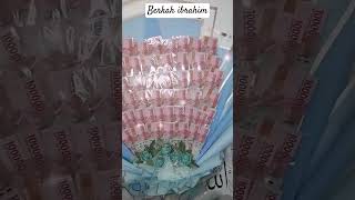 money bouquet big, buket uang besar jumbo. 5,6jt. 56 lembar pecahan 100 ribu. shortvideo viral