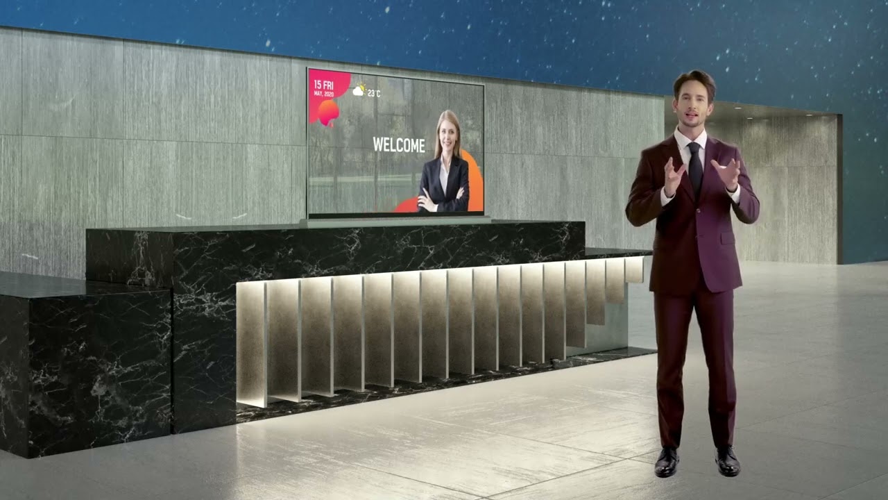 LG Digital Signage: Product presentation - Επιχειρηματικός τομέας - Lobby
