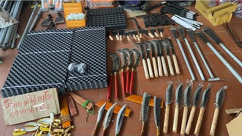 DAO PHA CHUỐI| dao quắm dao đi rừng| dầm đánh cây giá rẻ nhà em THU RĂNG TO