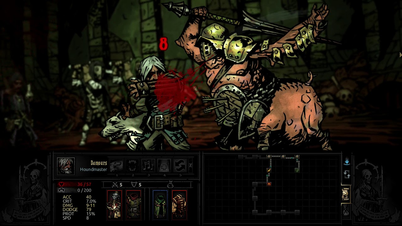 Darkest Dungeon - Pitch Black Dungeon Mod 6.1 - Formless Flesh
