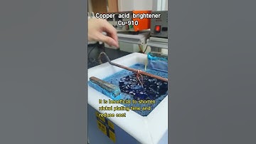 Copper acid brightener, fast light output, high filling