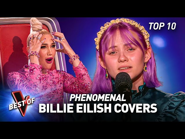 Incredible BILLIE EILISH Covers in the Blind Auditions of The Voice | TOP 10 class=