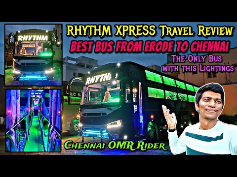 🚌RHYTHM EXPRESS BUS TRAVEL VLOG!!! Erode to Chennai | Omni Bus Travel Review | Naveen Kumar