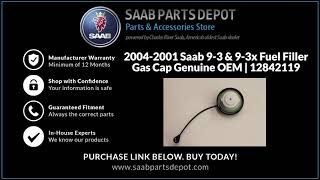 Genuine OEM Saab Fuel Filler Gas Cap Replacement ~ 03-10 9-3 ~ 06-11 9-5 ~ Turbo | 12842119