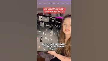 SEPHORA BEAUTY INSIDER ADVENT CALENDAR IS AWFUL