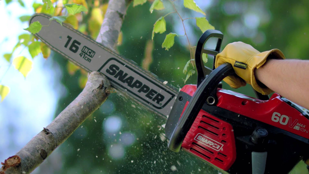 Snapper 60 Volt LIthium Cordless Chainsaw