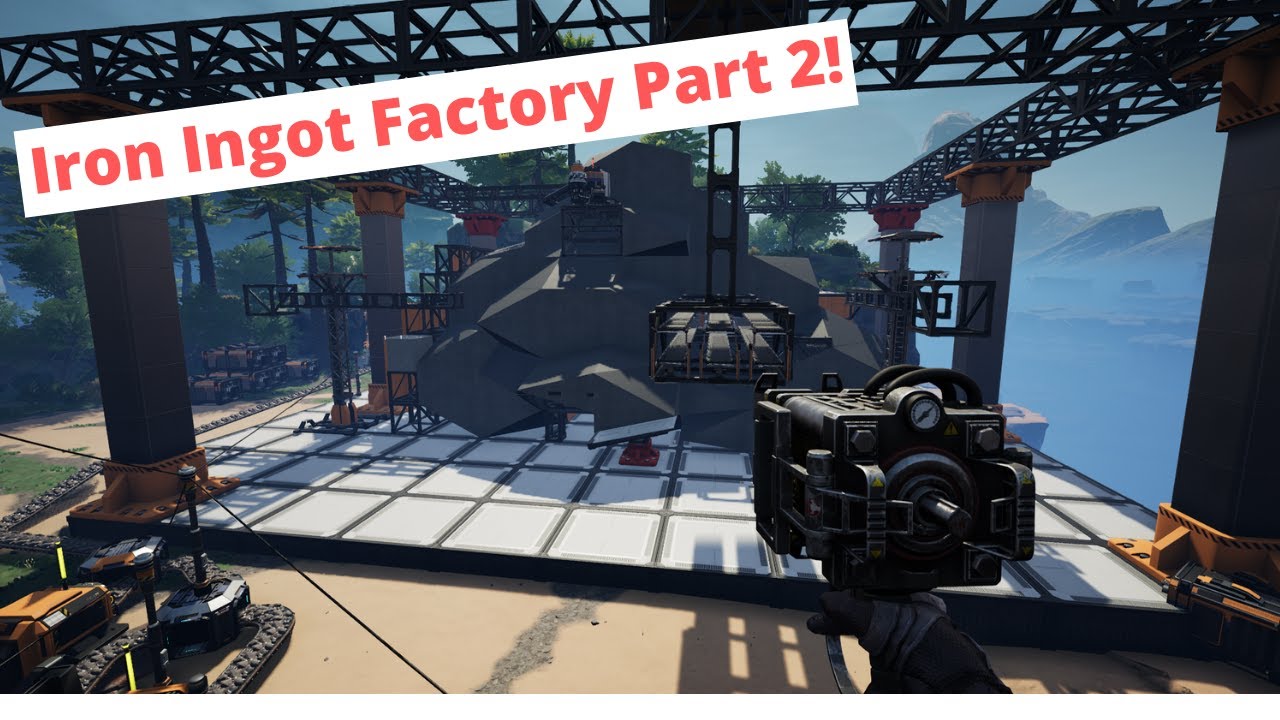 Can not craft Iron Ingot. Different interface from all videos I've seen. :  r/SatisfactoryGame