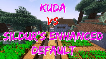 Minecraft Shaders Comparison - KUDA Shaders vs Sildur