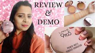 Lakme 9 To 5 Primer Matte Powder Foundation Review & Demo | Best Foundation Compact | ARV Lakme 9 To 5 Primer Matte Powder Foundation Review & Demo | Best Foundation Compact | ARV