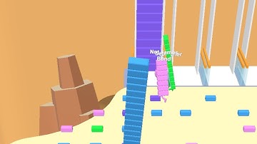 Bridge Race part 3 gameplay levels Max 😱 Walkthrough (Android iOS