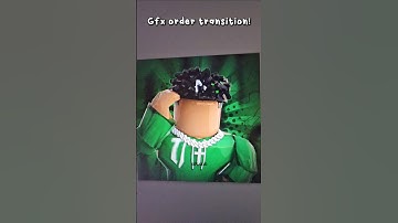 Gfx order transition! #gfx