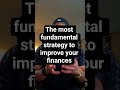 The most fundamental strategy to improve on you finances #savingmoney #investing #mindfulmoney #fypp