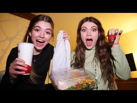 EAT & CHAT WITH US! being hyper with my sister audrey