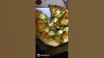 Thumbnail of Domino’s pizza ✨ yummy yummy yum yum 😋 #FoodShorts #Shorts #DominozPizza