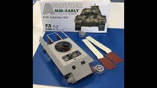Building the Takom Panther A with full interior Part 1 step by step